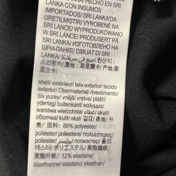 Calvin Klein Performance Black Logo Cutouts Crisscross Back Leggings Pants L - Picture 7 of 7